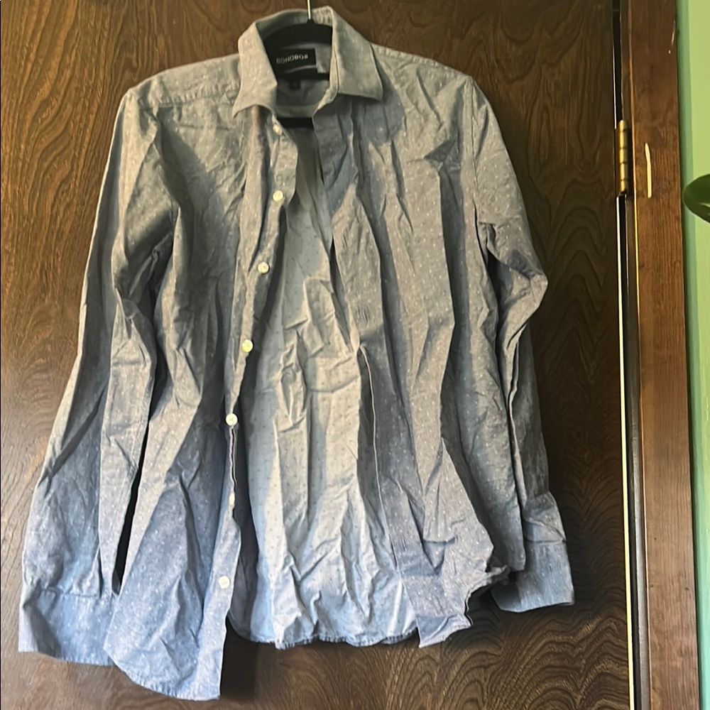Bonobos Men's Gray Button-Up Shirt